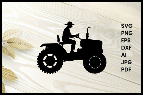 Download Farmer Driving Tractor Illustration - Tractor illustration Collection