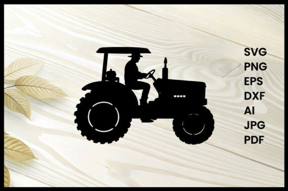 Download Farmer Driving Tractor Illustration - Tractor illustration Collection